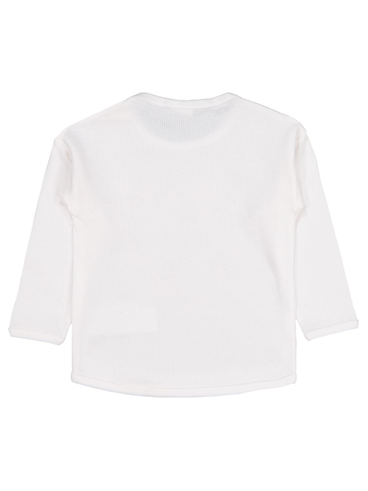 Civil Baby Cute Çiçek Baskılı 6-18 Ay Sweatshirt - Ekru