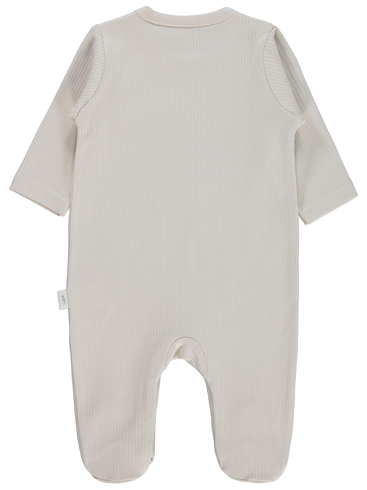 Civil Baby Kedi Baskılı 1-9 Ay Tulum - Bej