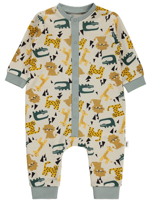 Civil Baby Hayvanlar Empirme 6-18 Ay Tulum - Gri