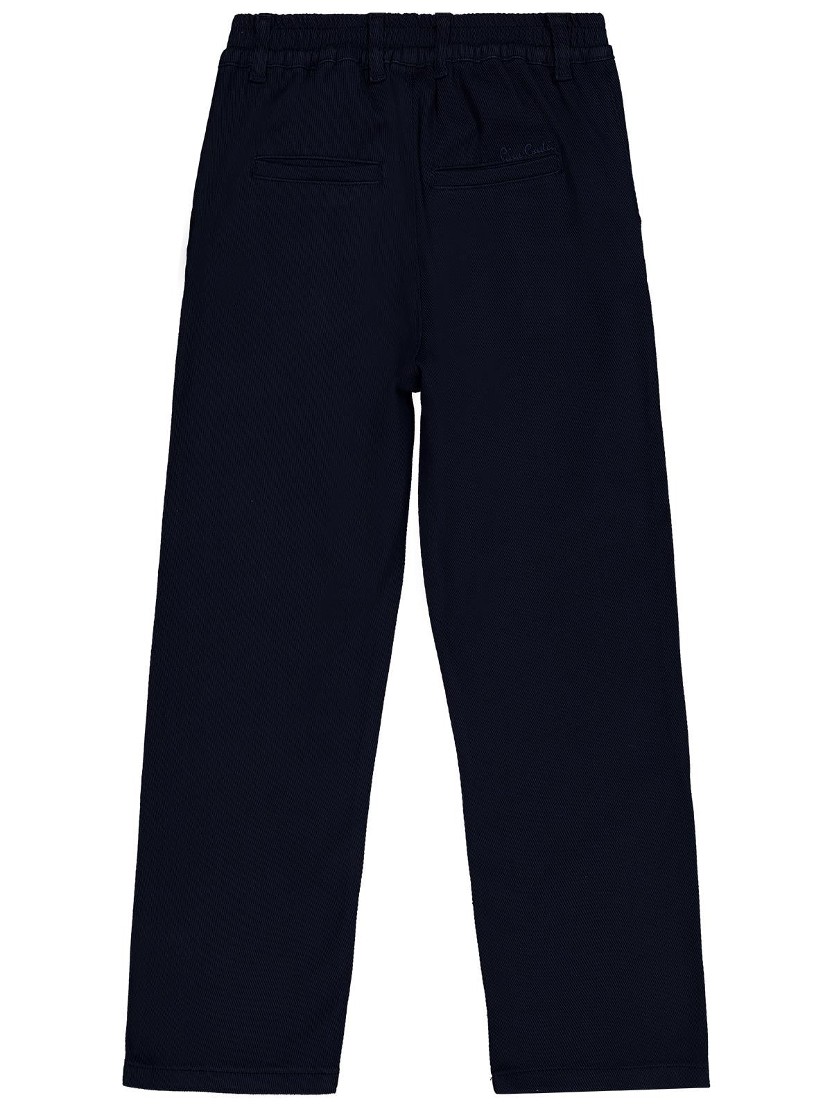 Pierre Cardin Nakışlı Pantolon | Gabardin | Okul Kreş ve Günlük Kullanım - Lacivert
