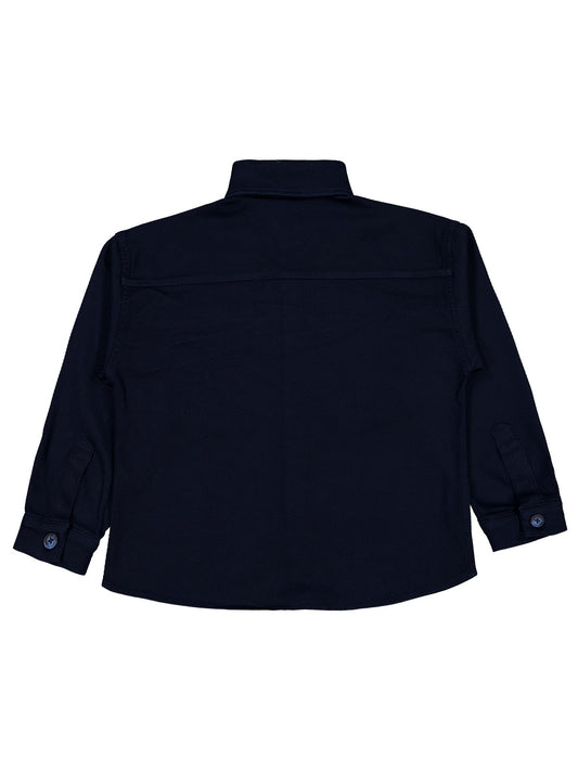 Pierre Cardin Çift Cepli 10-12 Yaş Gömlek - Lacivert
