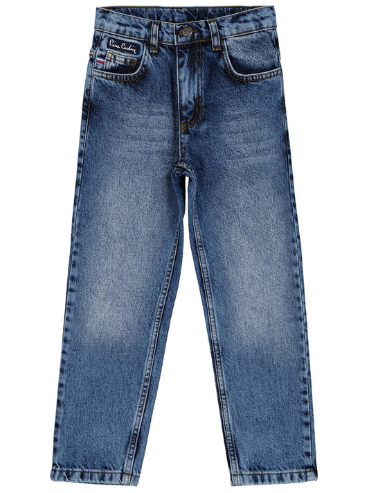 Pierre Cardin Bıyıklı 10-12 Yaş Pantolon - Mavi