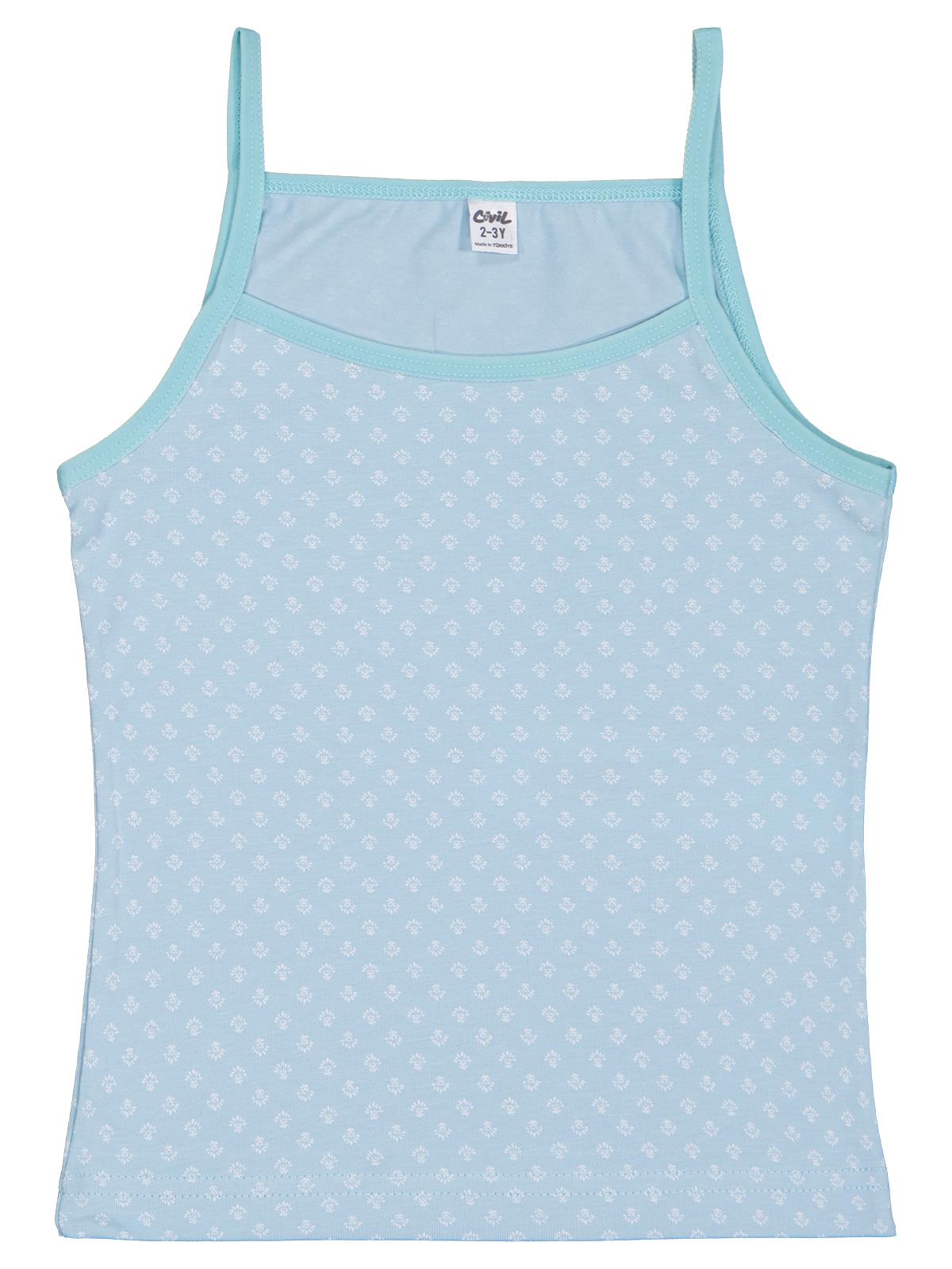 Civil Girls Mint-Ekru  2-10 Yaş Kız Çocuk 2'li Atlet
