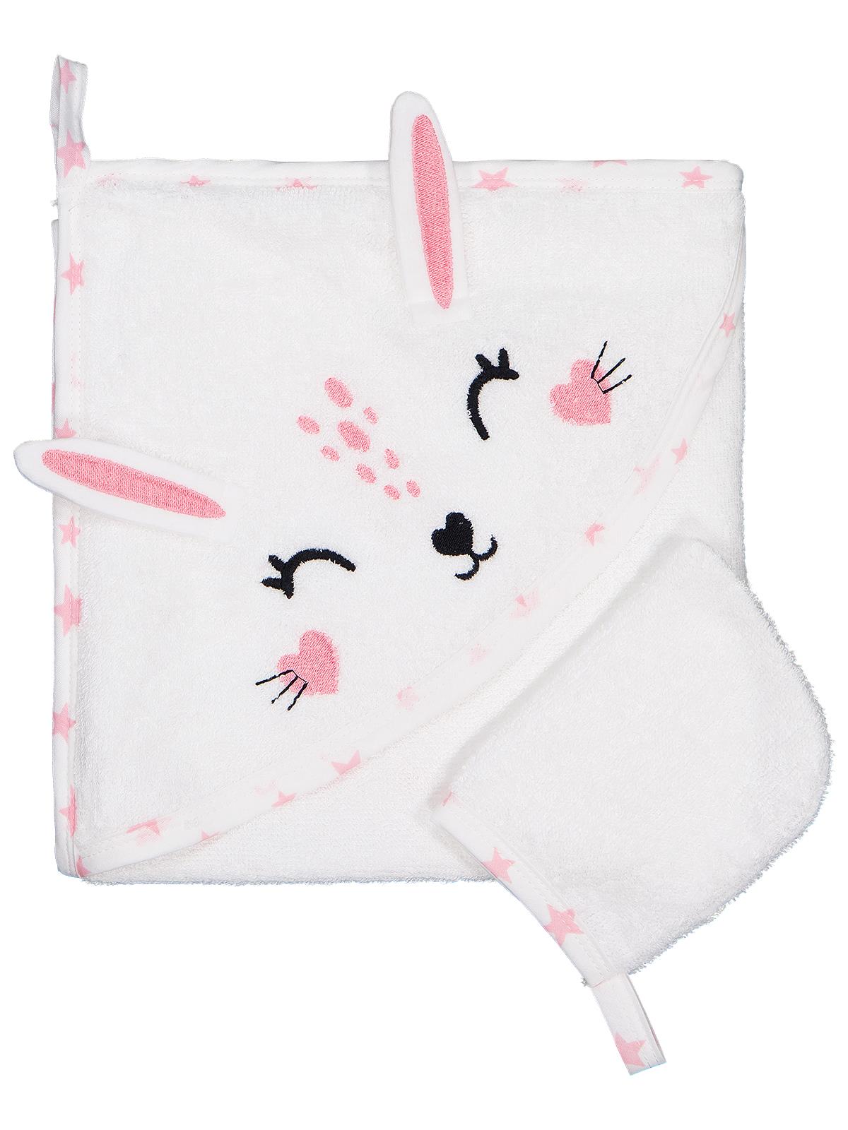 Civil Baby Tavşan Kulaklı Bambu Havlu - Ekru