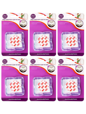 İdeal Baby Köşe Koruyucu Cam 6'lı Set