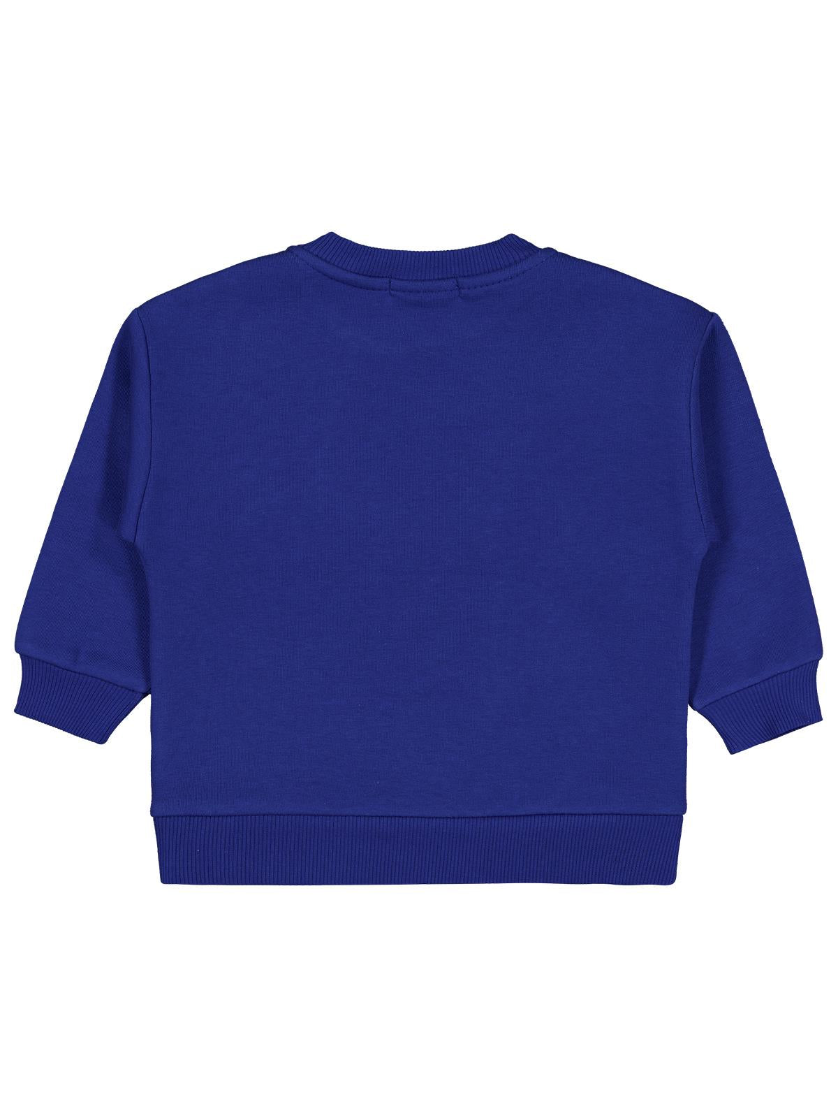 Batman Karartma Baskılı 2-5 Yaş Sweatshirt - Sarı