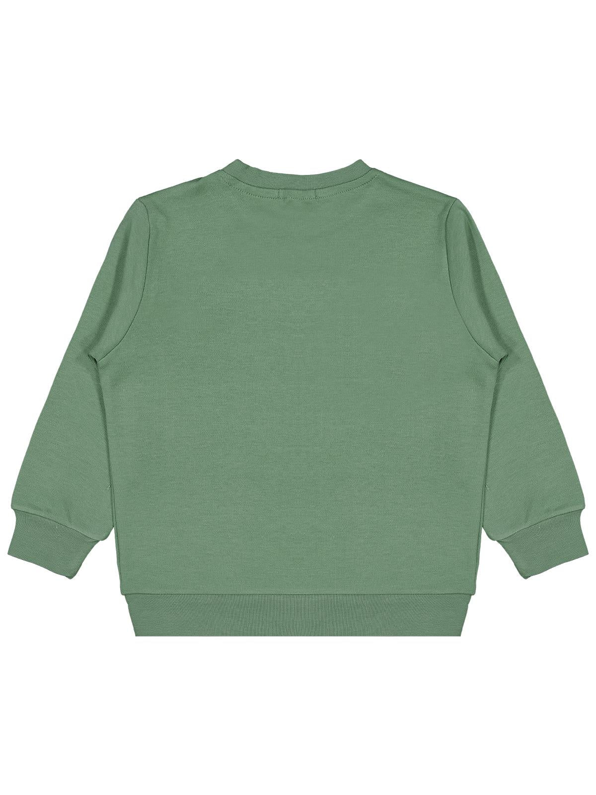 Civil Boys Köpek Baskılı 2-5 Yaş Sweatshirt - Hardal