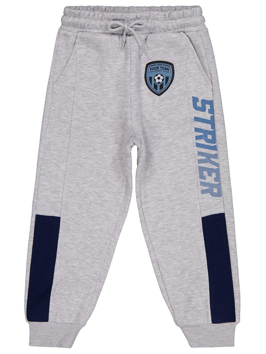 Civil Boys Striker Baskılı 10-13 Yaş Eşofman Altı - Gri