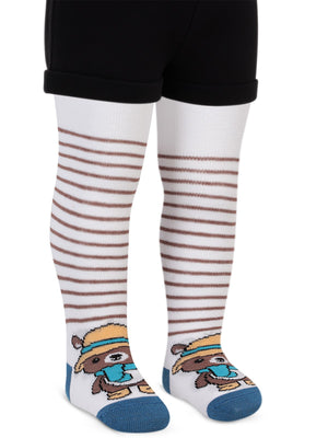 Civil Baby Cool Bear 6-18 Ay Bebek Erkek Külotlu Çorap - Mavi