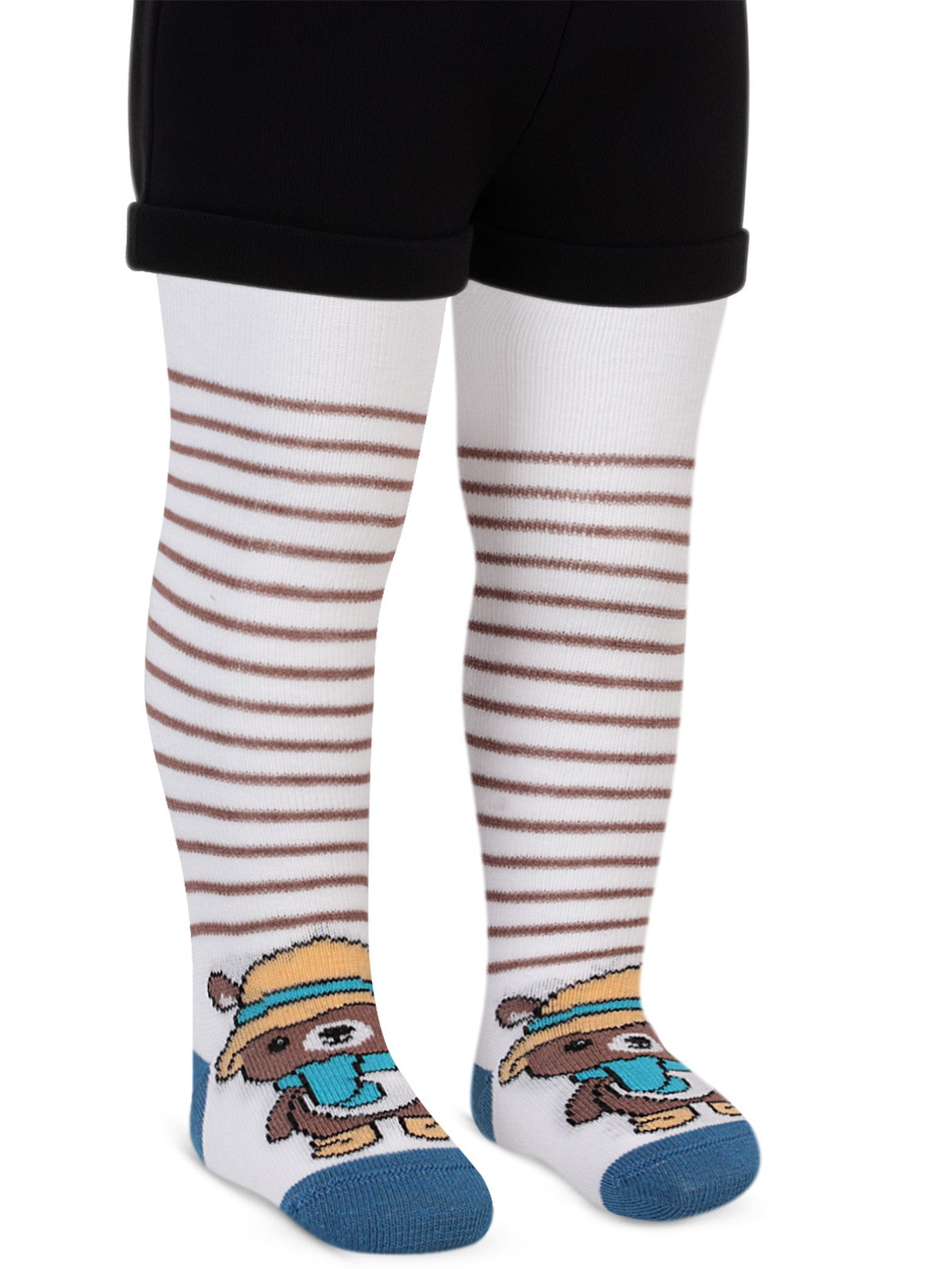 Civil Baby Cool Bear 6-18 Ay Bebek Erkek Külotlu Çorap - Mavi