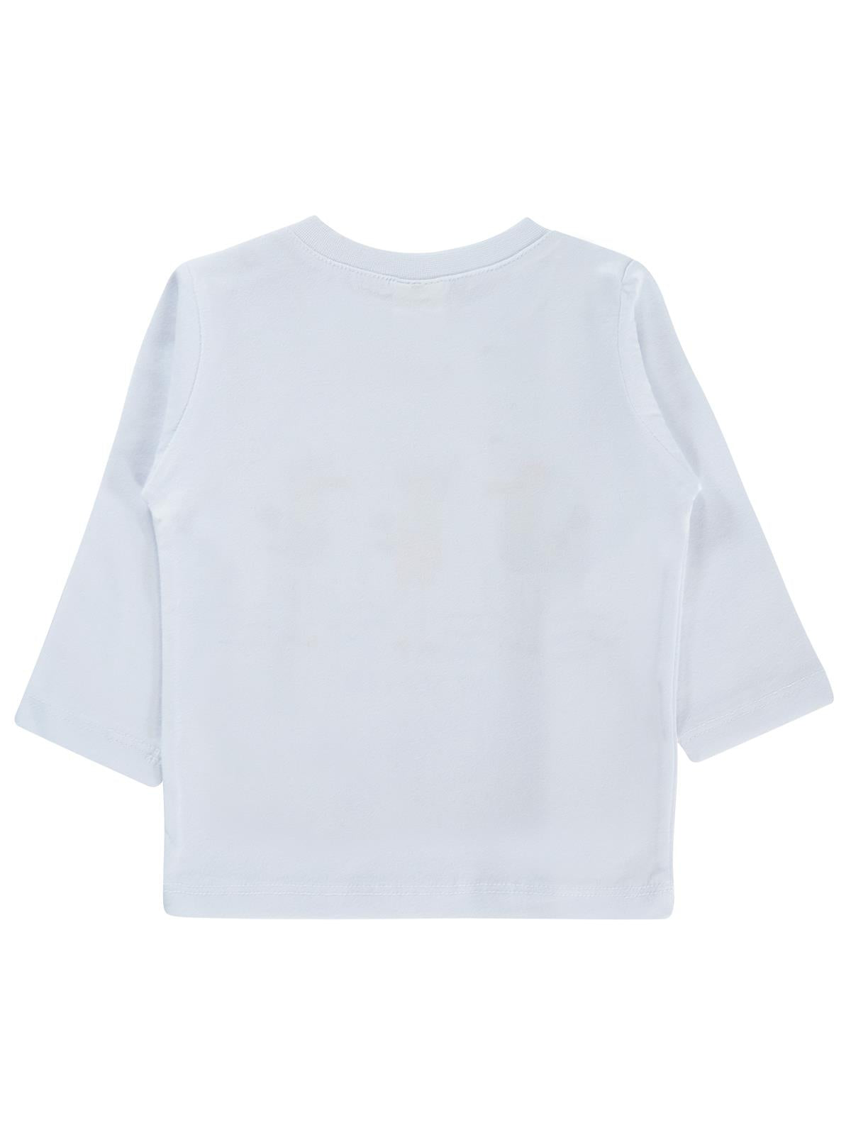 Civil Baby Leylek Baskılı 6-18 Ay Sweatshirt - Beyaz