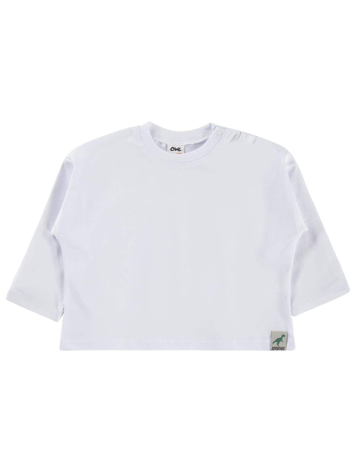 Civil Baby Basic 6-18 Ay Sweatshirt - Gri