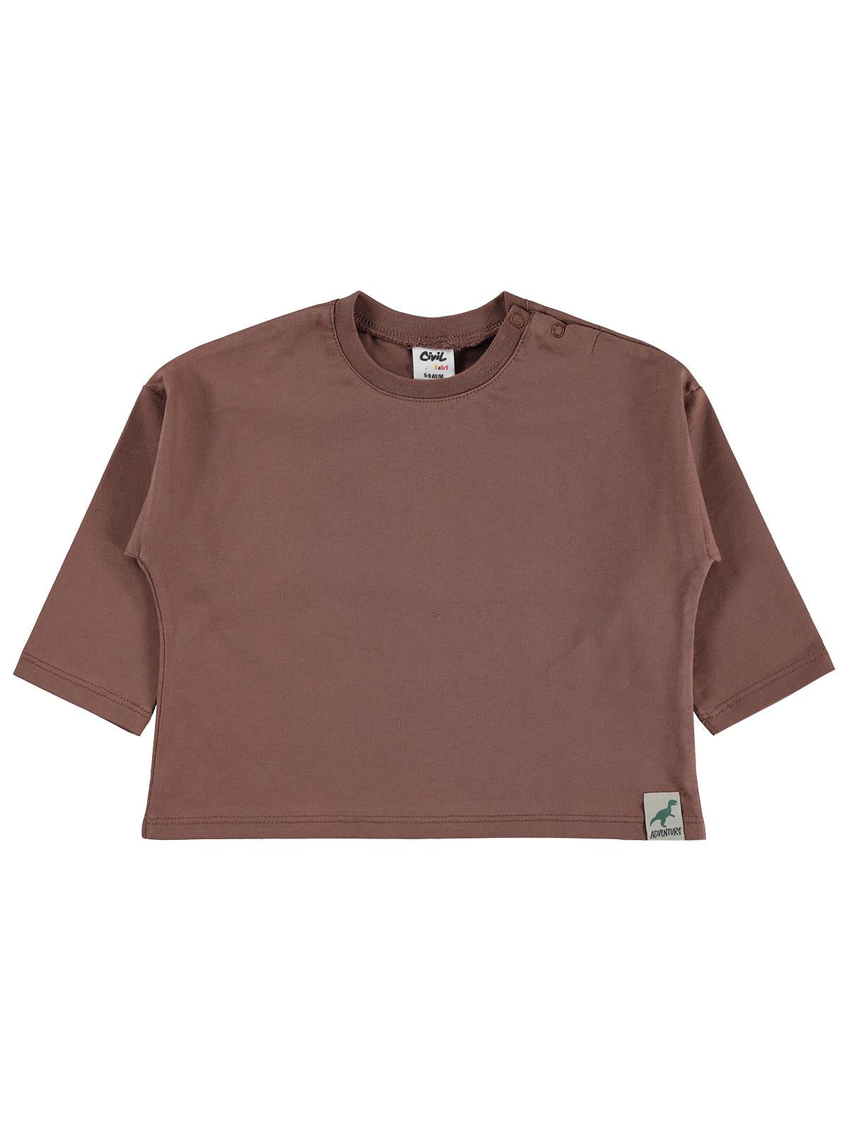 Civil Baby Basic 6-18 Ay Sweatshirt - Gri