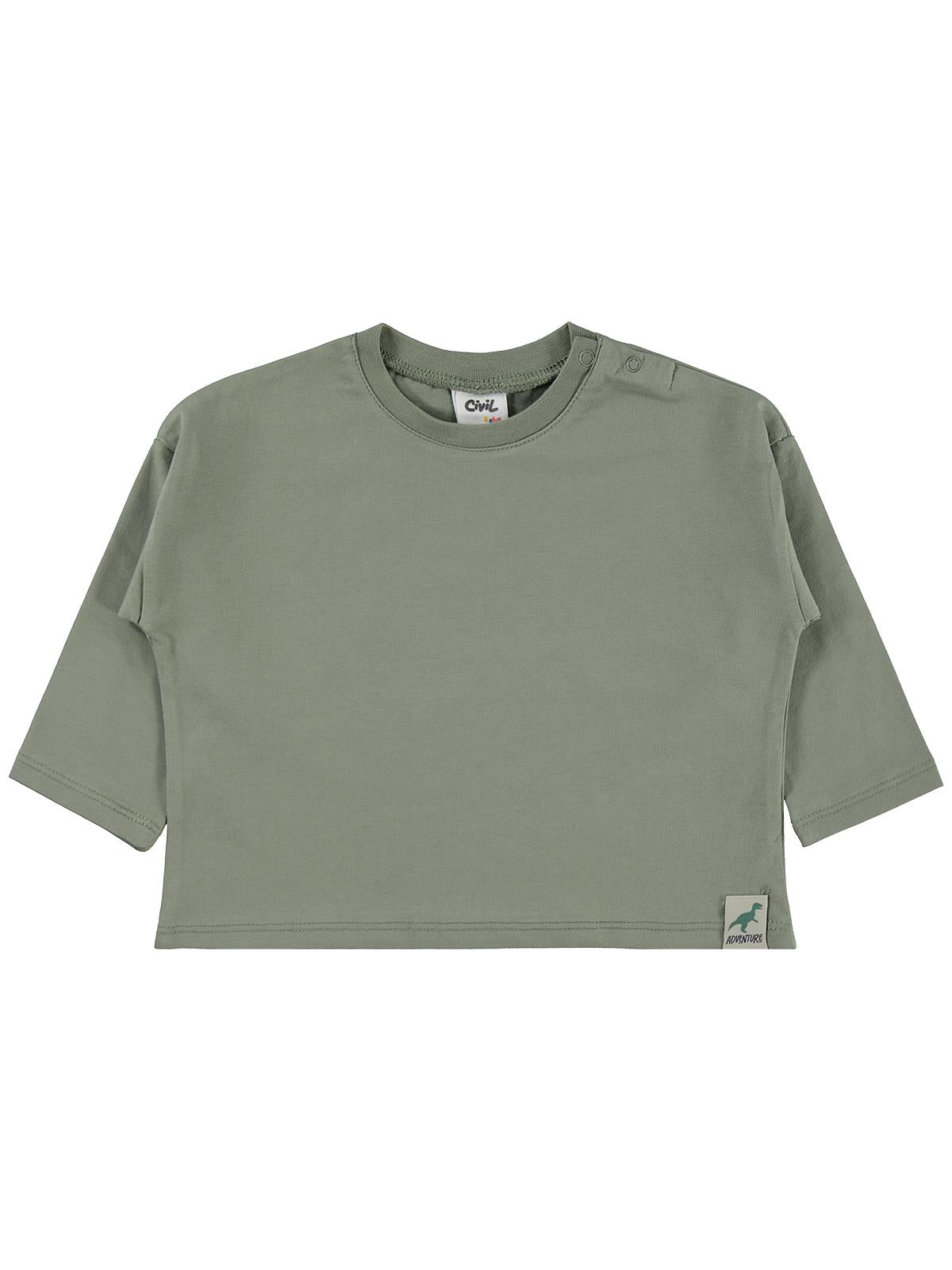 Civil Baby Basic 6-18 Ay Sweatshirt - Gri