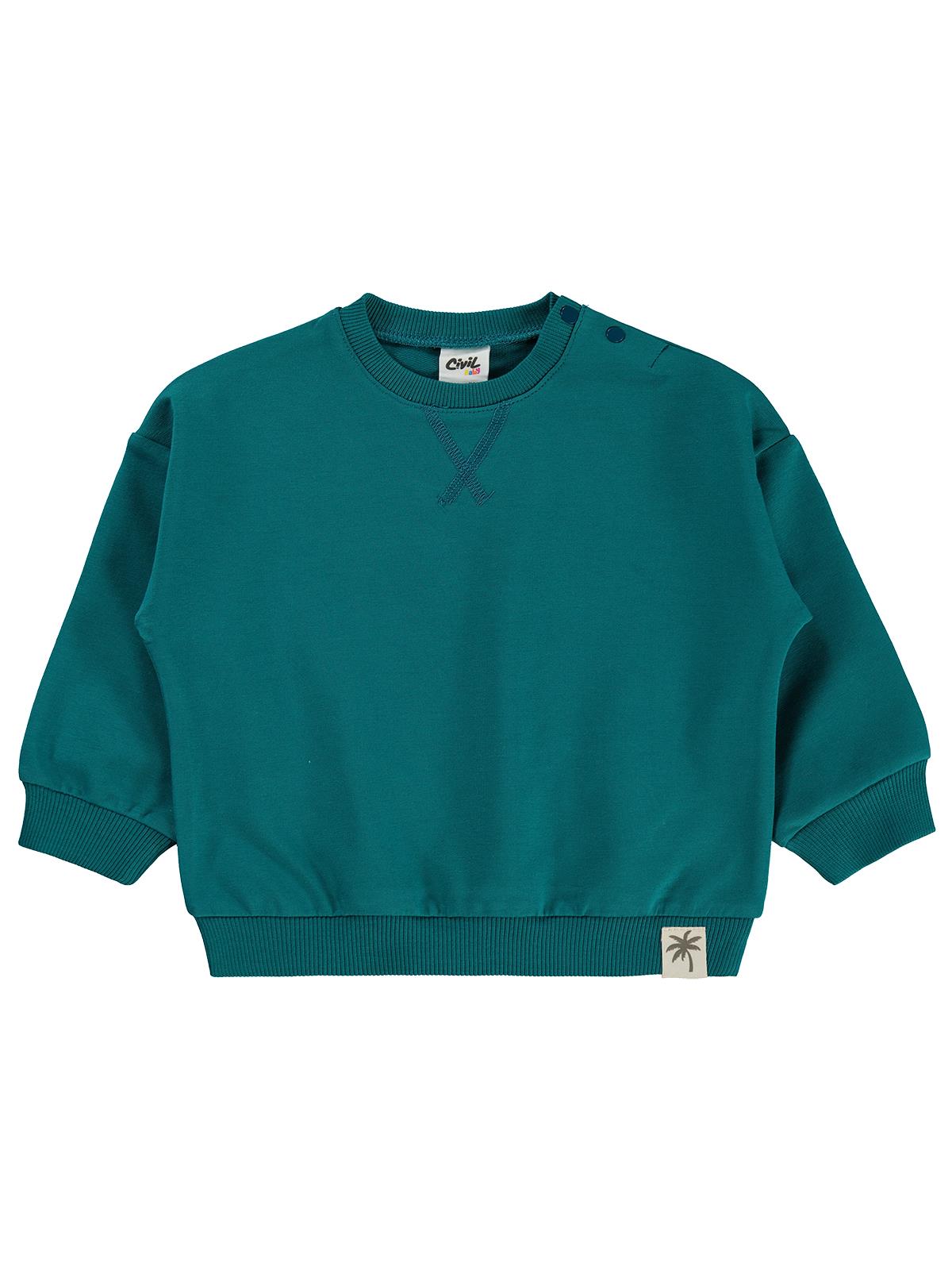 Civil Baby Basic 6-18 Ay Sweatshirt - Kahverengi