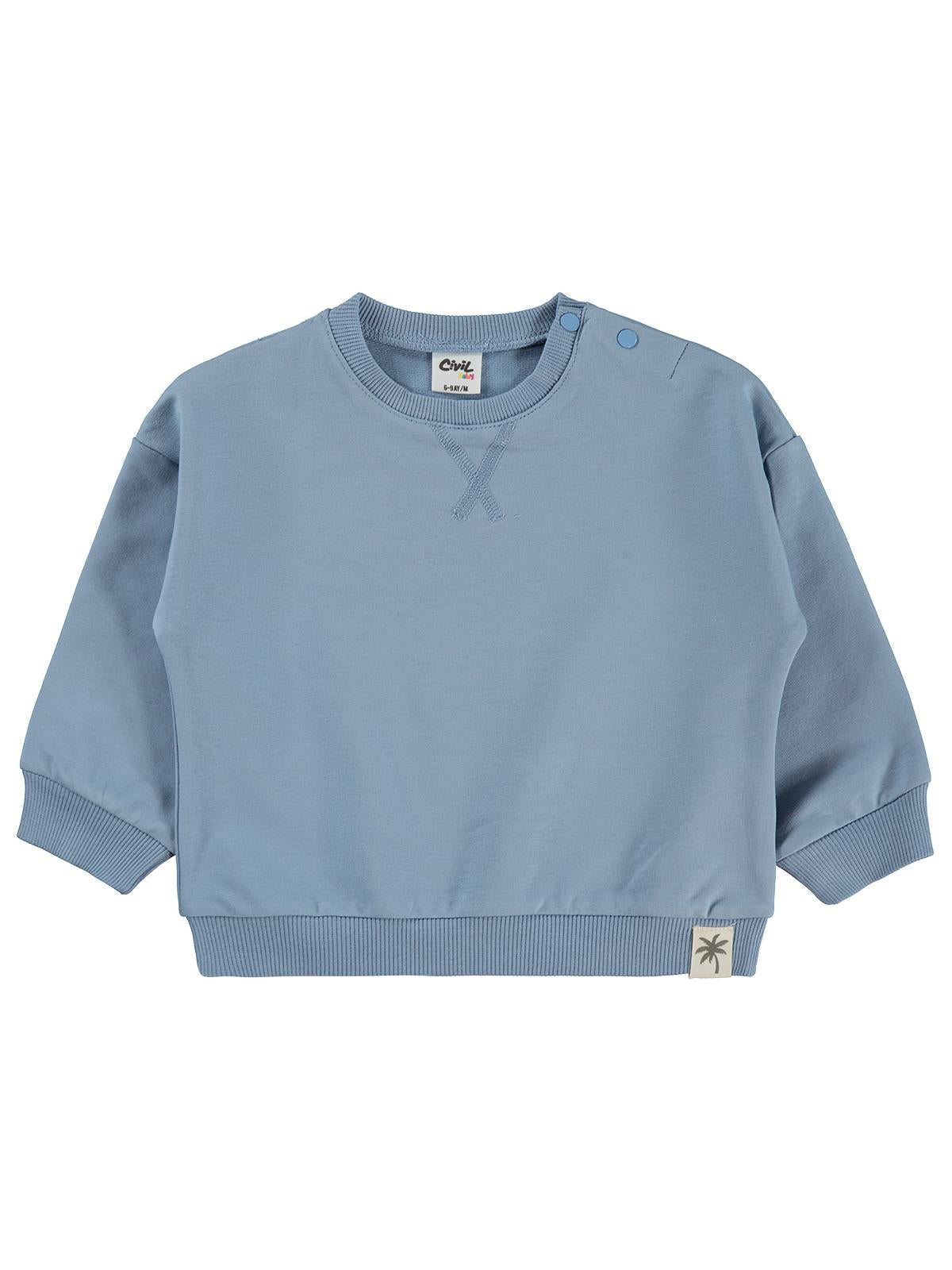 Civil Baby Basic 6-18 Ay Sweatshirt - Kahverengi