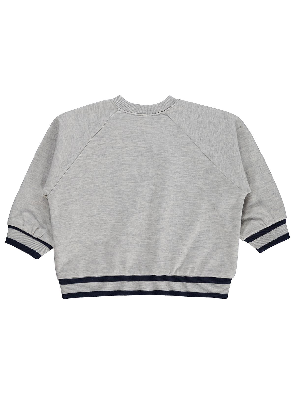 Civil Baby Yunus Nakışlı 6-18 Ay Sweatshirt - Gri
