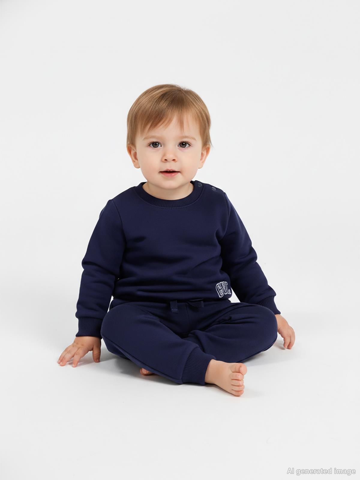 Civil Baby Cvl Nakışlı 6-18 Ay Takım - Gri
