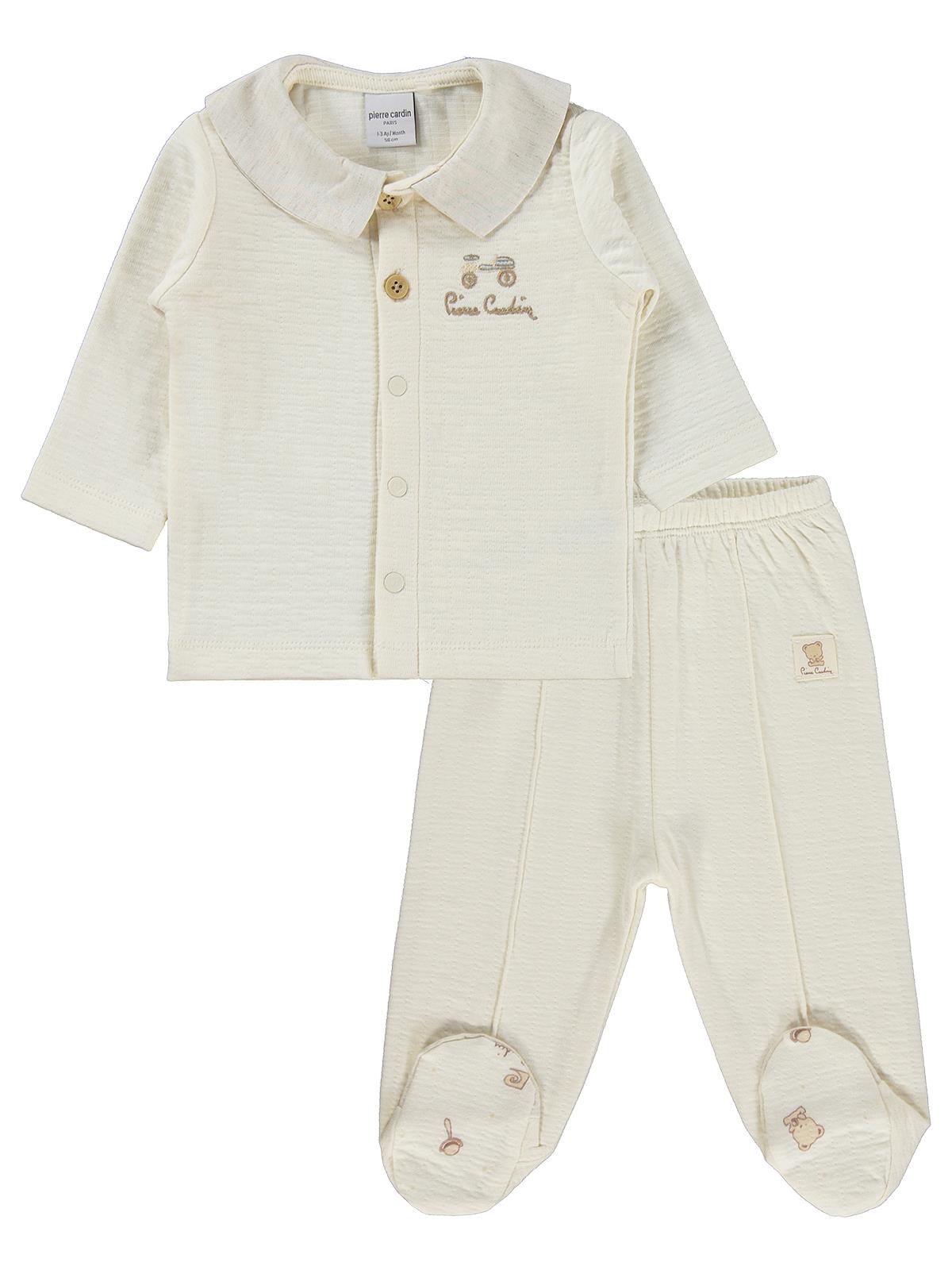 Pierre Cardin Retro Toyz Baskılı 1-9 Ay Pijama Takımı - Ekru