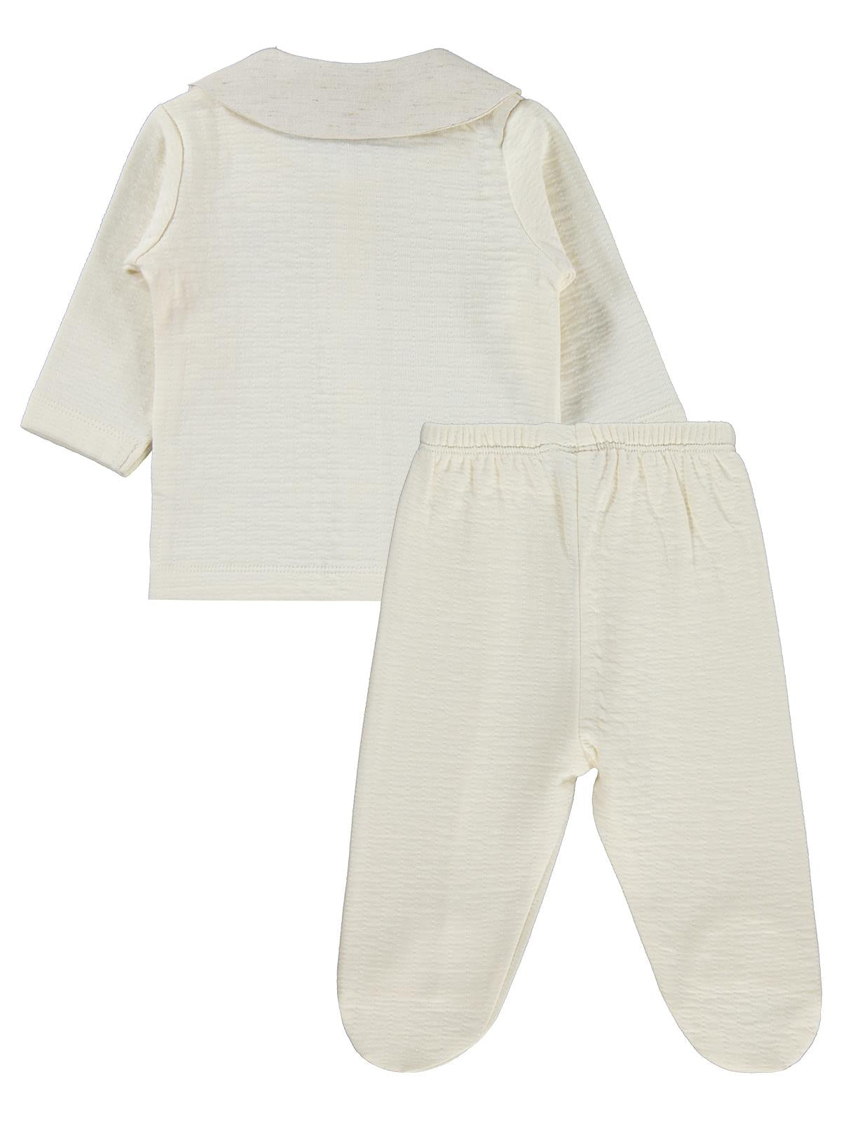 Pierre Cardin Retro Toyz Baskılı 1-9 Ay Pijama Takımı - Ekru