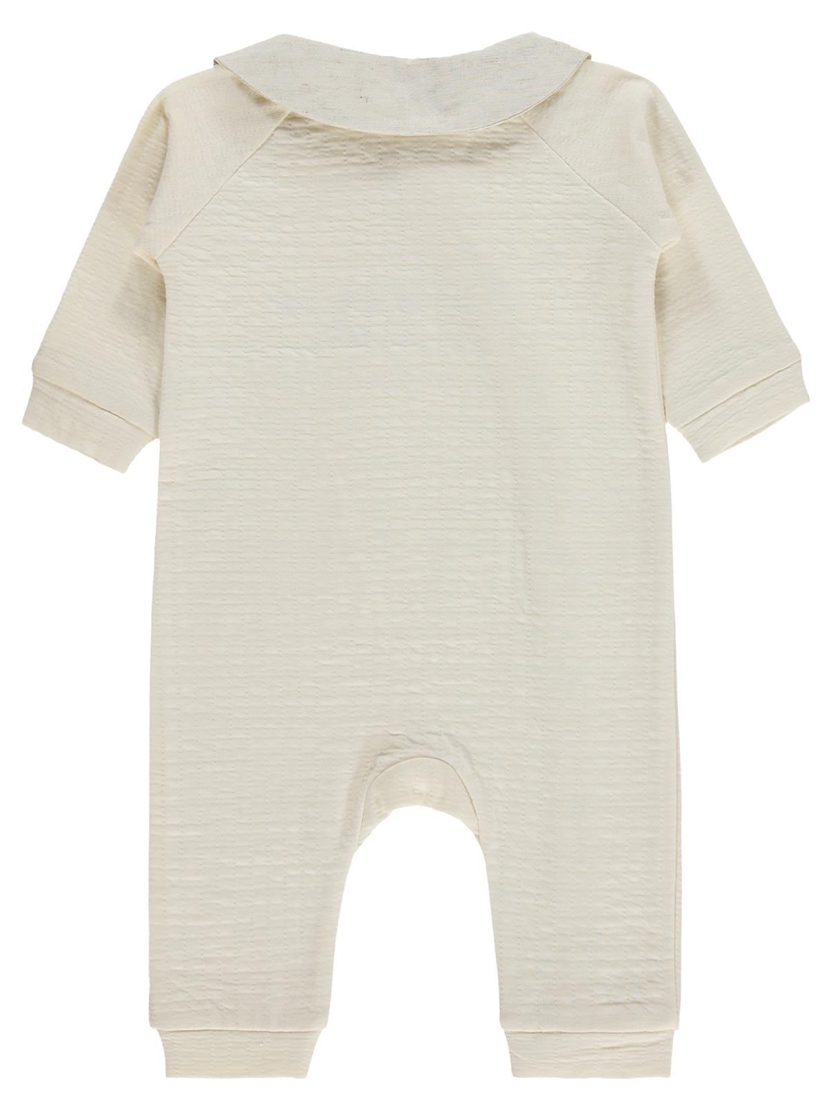 Pierre Cardin Retro Toyz Baskılı 3-12 Ay Tulum - Ekru