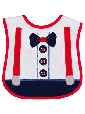 Civil Baby Damatlık Baskılı Mama Önlüğü - Ekru