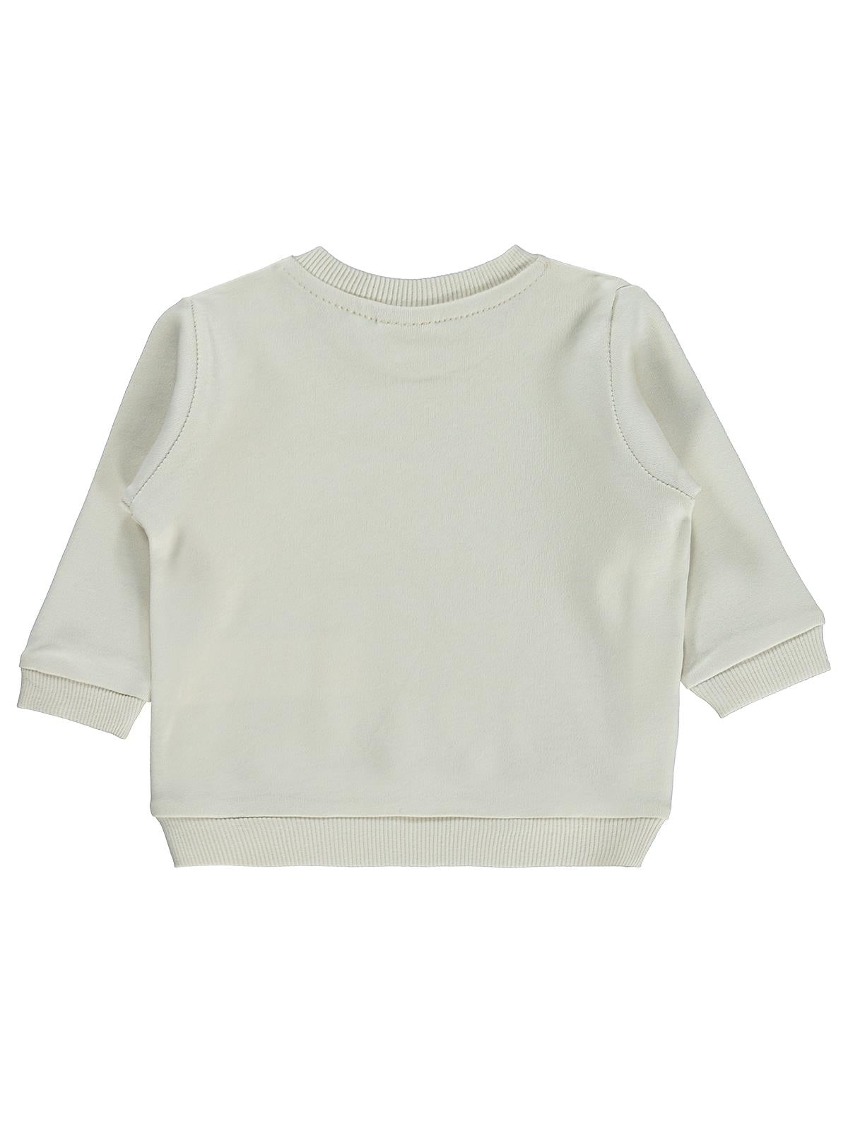Civil Baby Need More Sleep Baskılı 6-18 Ay Sweatshirt - Fil Dişi