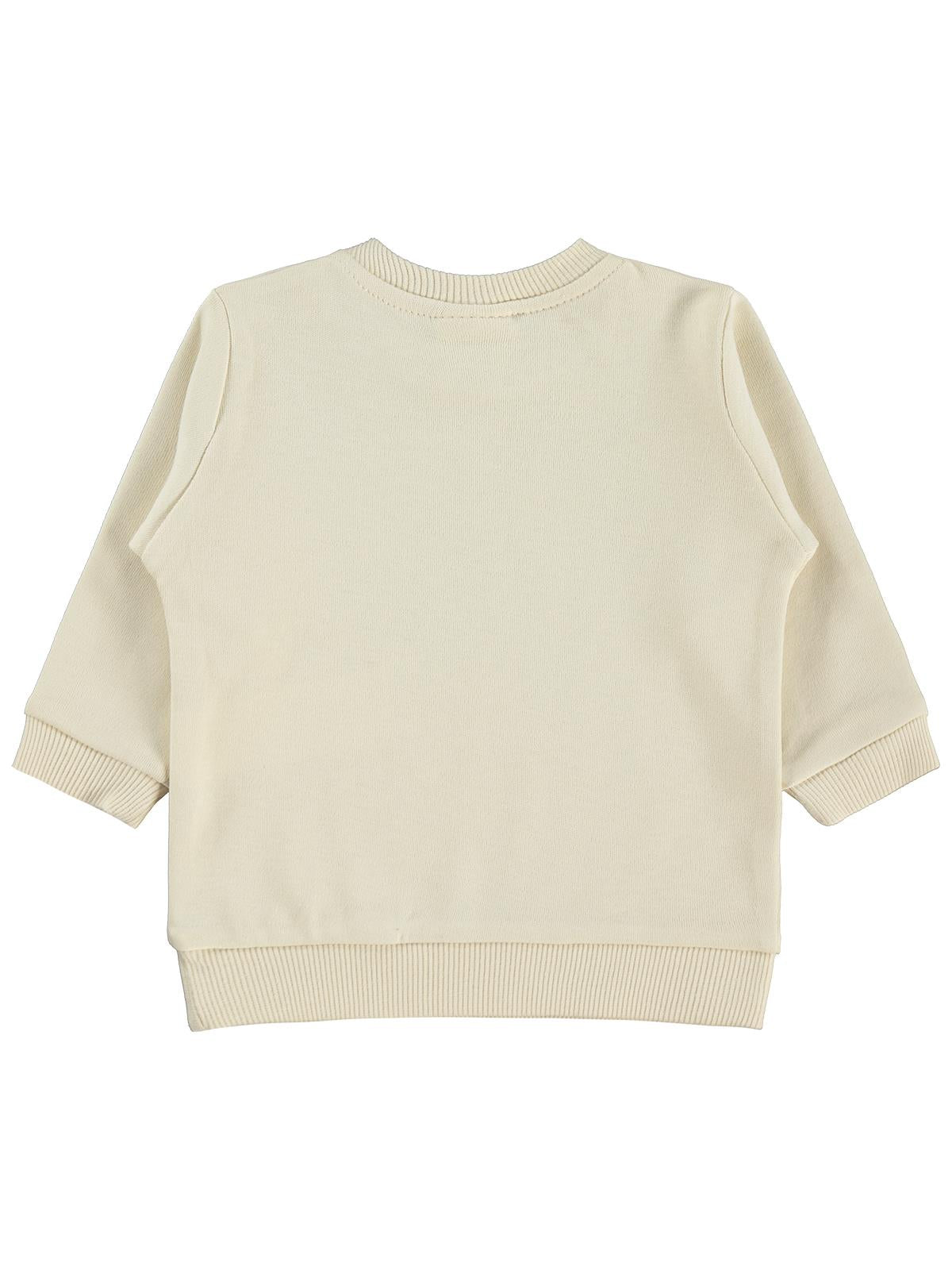Civil Baby Next Baskılı 6-18 Ay Sweatshirt - Fil Dişi