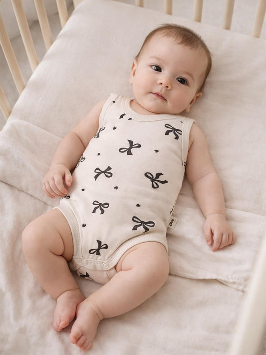Civil Baby Fiyonk Empirme 1-36 Ay Çıtçıtlı Badi - Bej