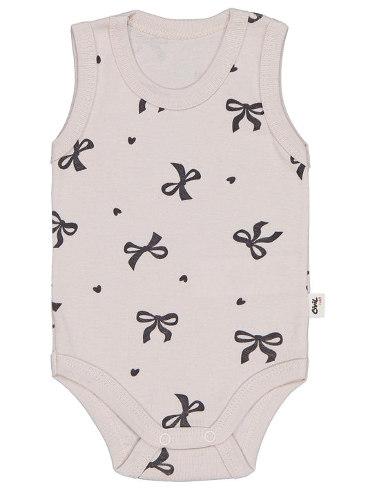 Civil Baby Fiyonk Empirme 1-36 Ay Çıtçıtlı Badi - Bej