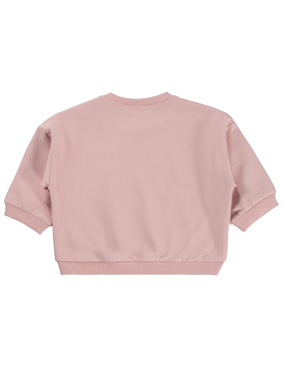 Civil Baby Civil Basic Kalp Etiketli 6-18 Ay Sweatshirt - Lila