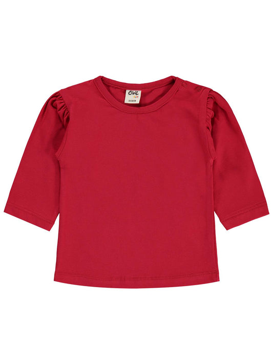 Civil Baby Düz Basic 6-18 Ay Sweatshirt - Kırmızı