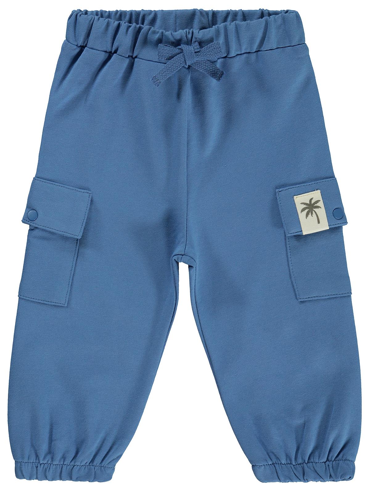 Civil Baby Kargo Cepli 6-18 Ay Eşofman Altı - Mavi