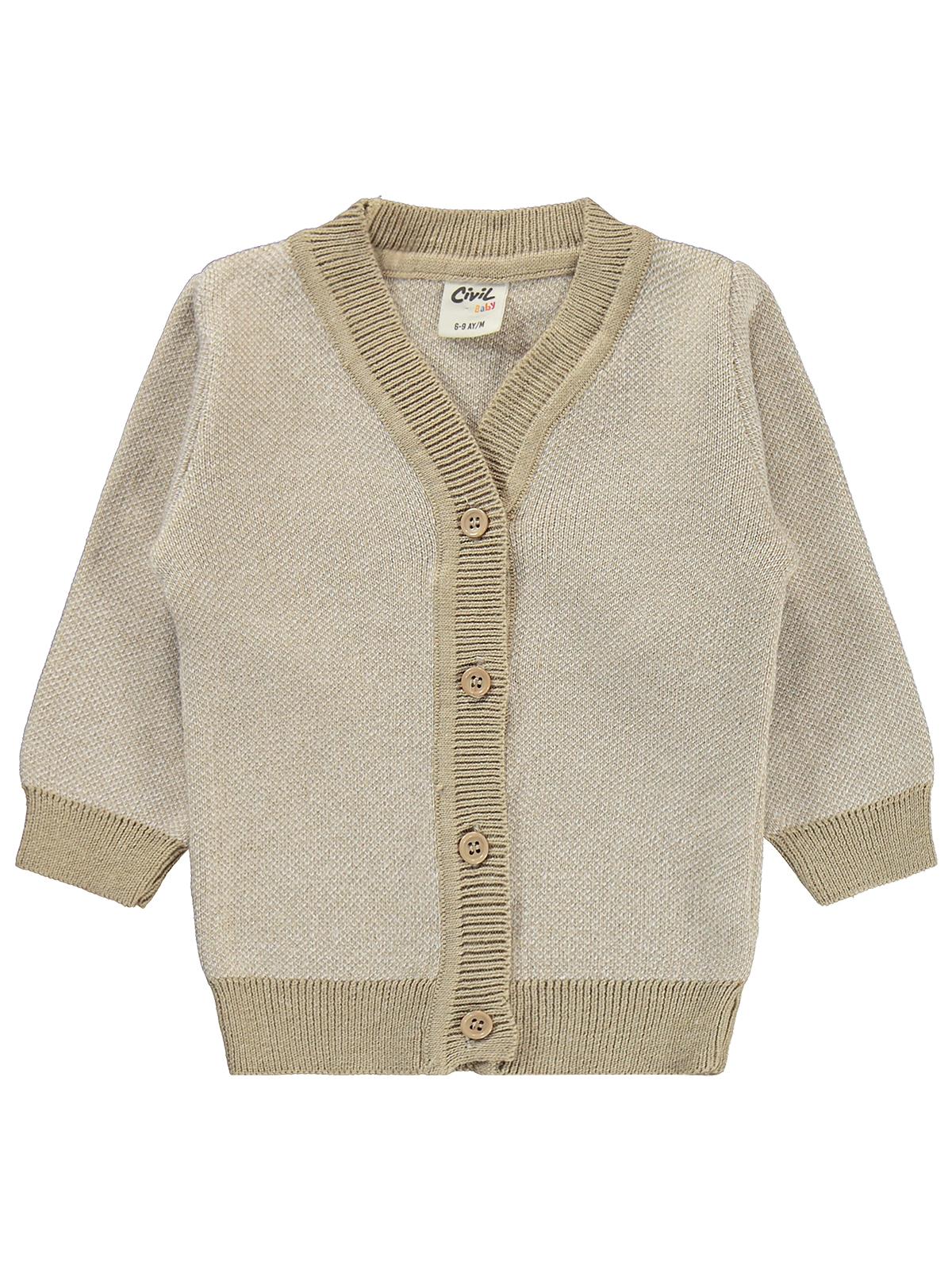 Civil Baby Hırkalı 6-18 Ay Takım - Gri