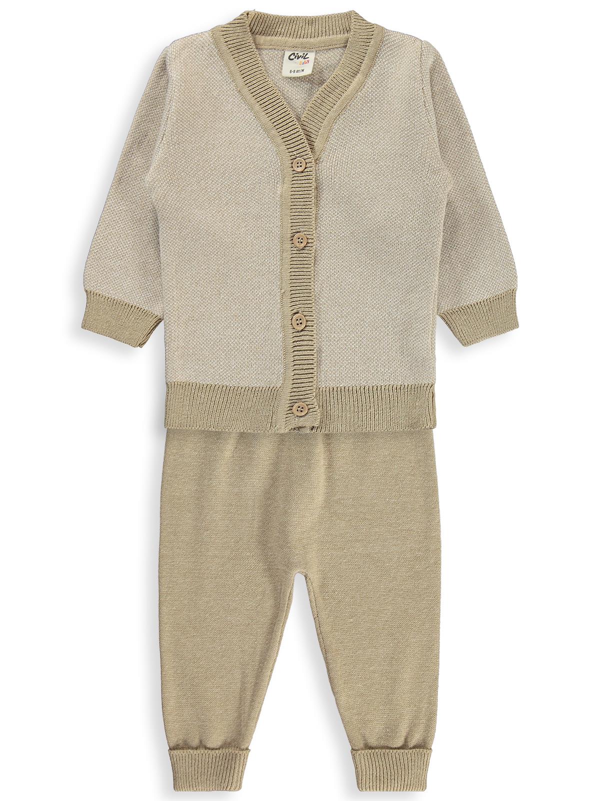 Civil Baby Hırkalı 6-18 Ay Takım - Yeşil