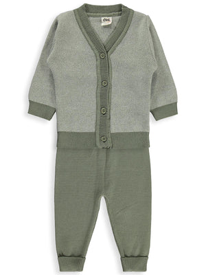 Civil Baby Hırkalı 6-18 Ay Takım - Yeşil
