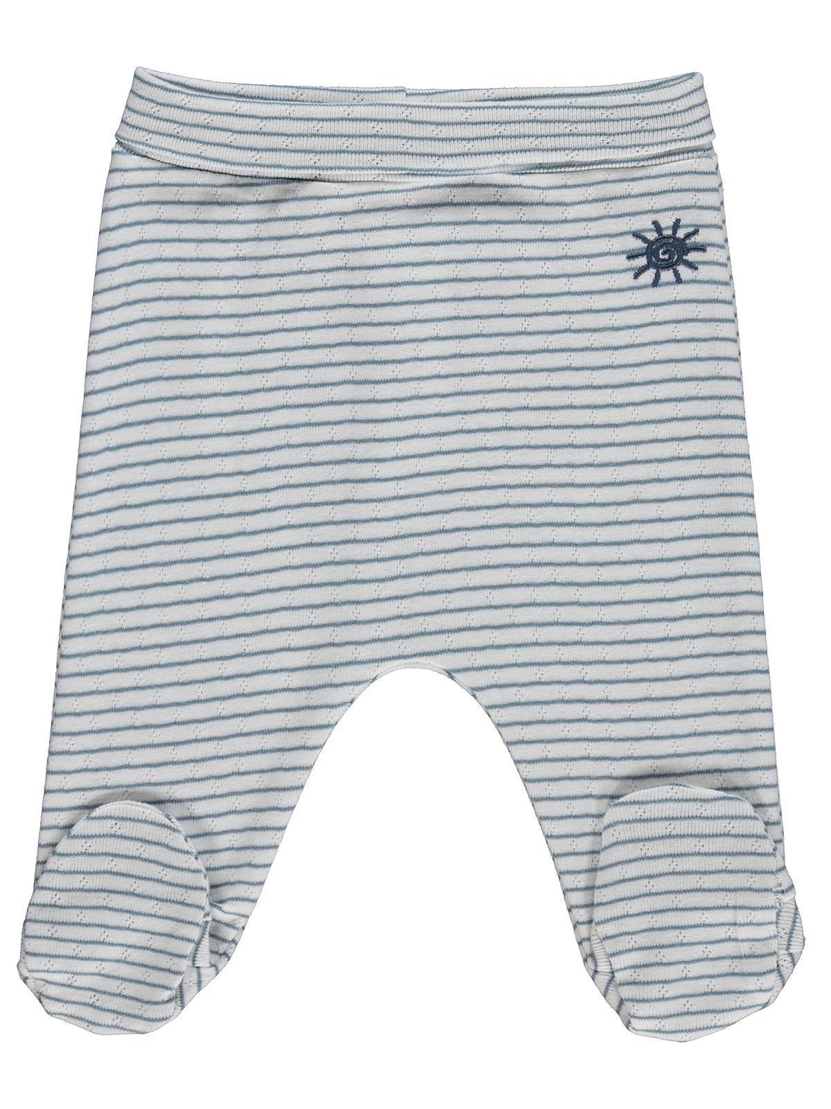 Civil Baby Çizgili 1-9 Ay Tek Alt Bebe - Ekru