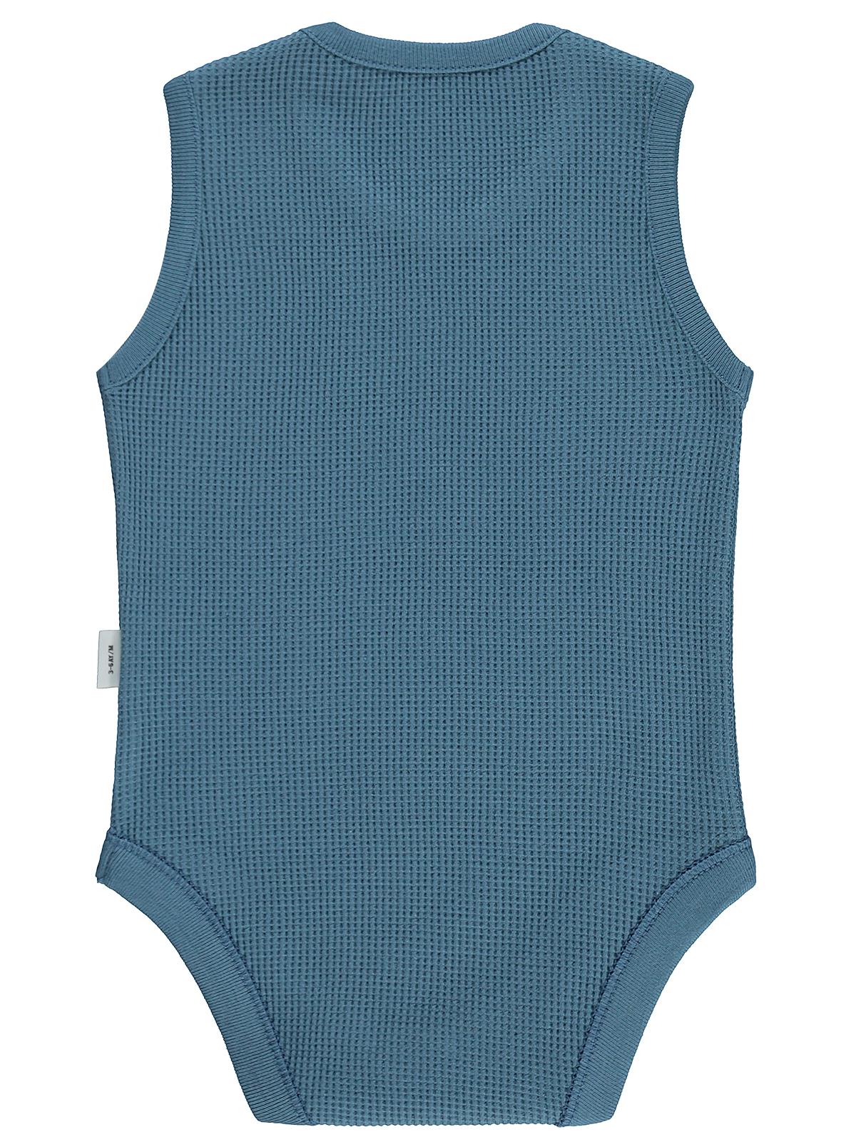 Civil Baby Basic 3-18 Ay Çıtçıtlı Badi - Mavi