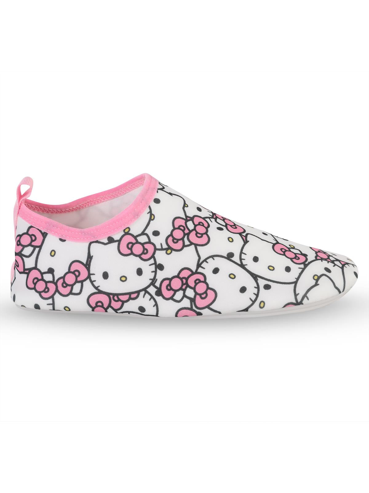 Hello Kitty Baskılı Tabanlı 32-36 Numara Deniz Ayakkabısı - Beyaz
