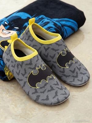 Batman Baskılı Tabanlı 32-36 Numara Deniz Ayakkabısı - Gri