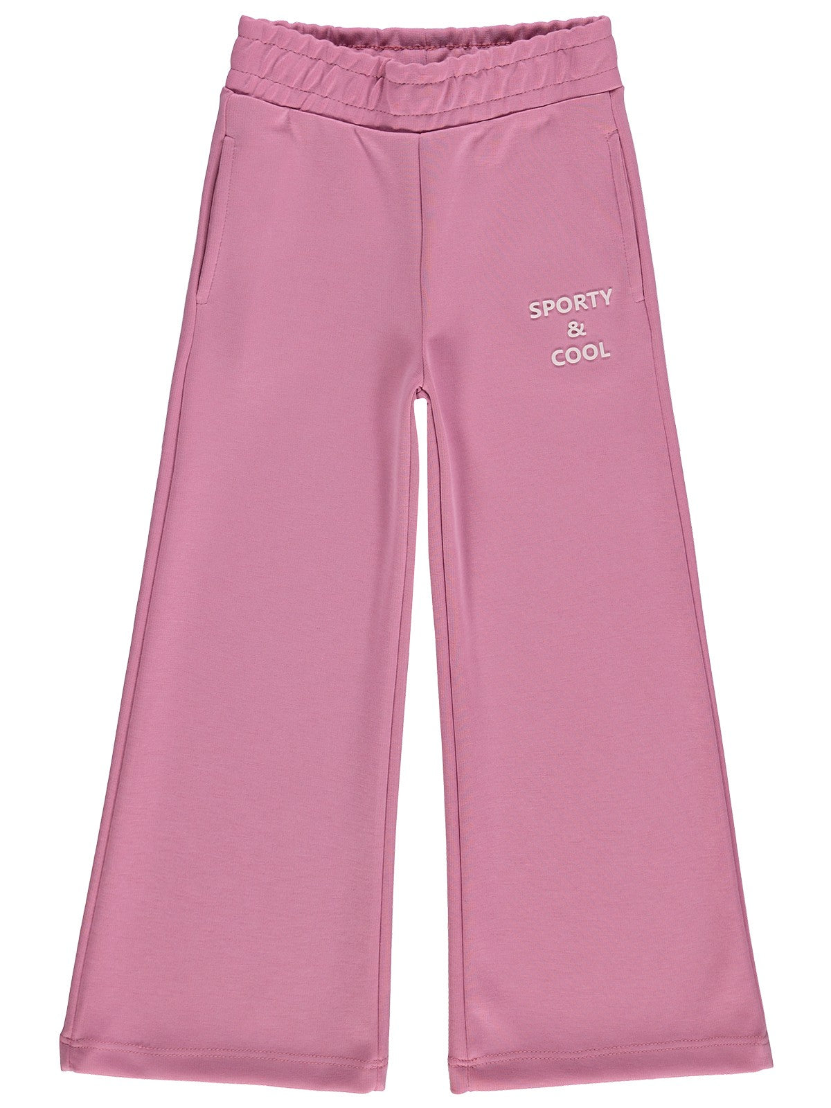 Civil Kız Çocuk Sporty&Cool Baskılı Eşofman Altı | Cupra Baskılı | Okul Kreş ve Günlük Kullanım - Pembe