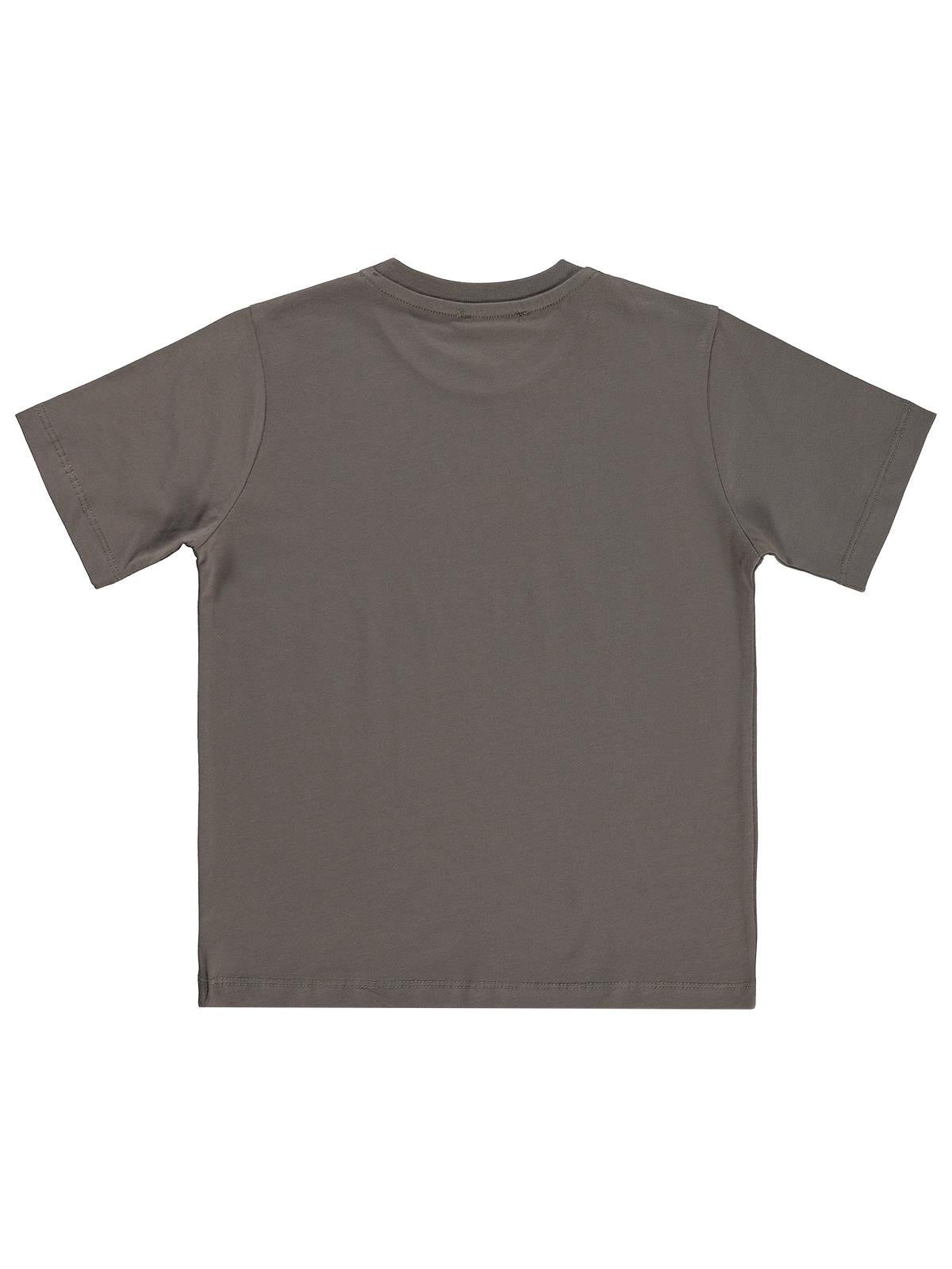 Civil Boys Basic Surf Etiketli 10-13 Yaş Tişört  - Kahverengi