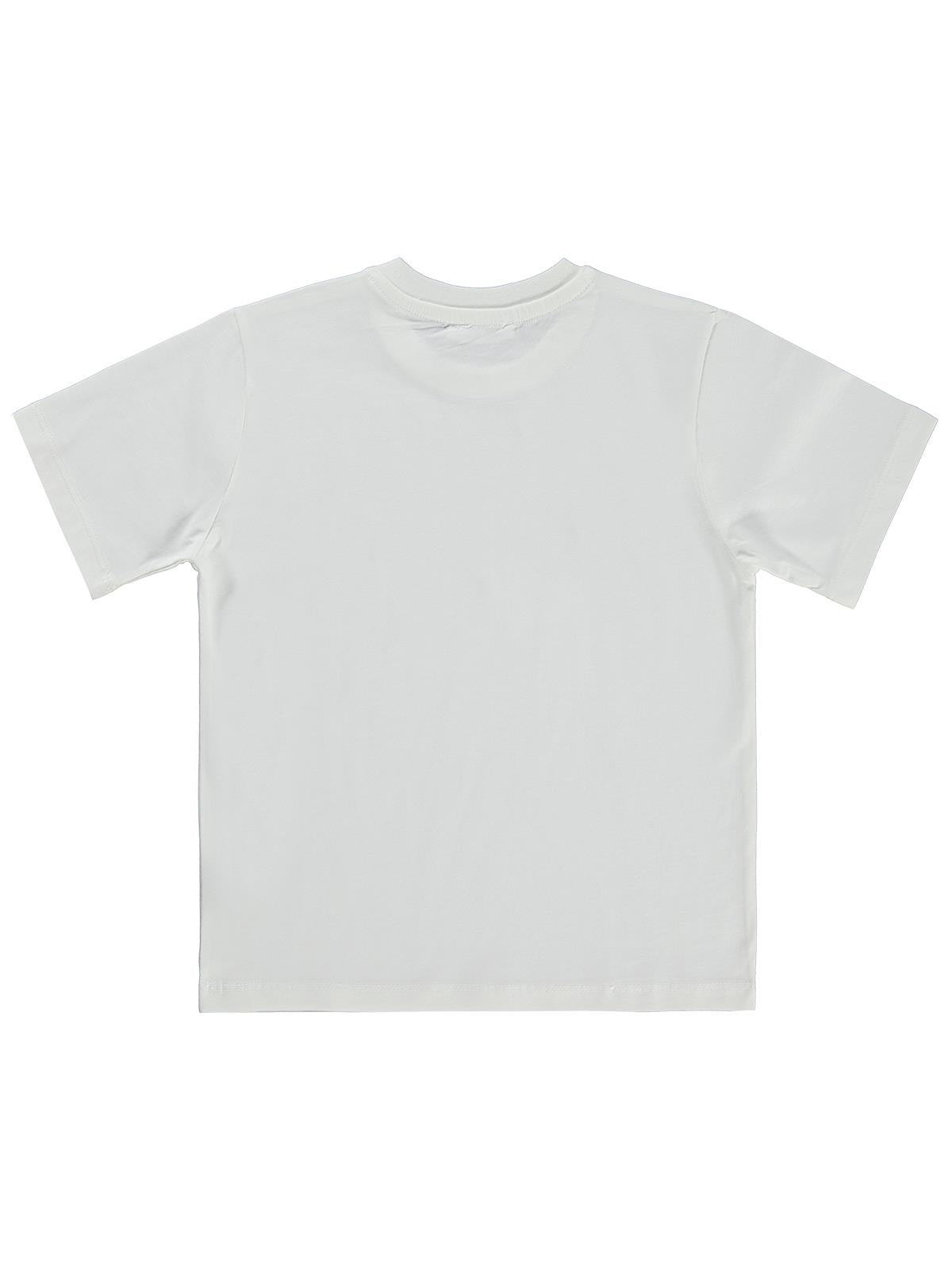 Civil Boys Basic Surf Etiketli 6-9 Yaş Tişört - Kırık Beyaz