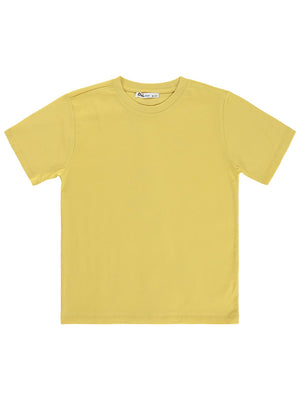 Civil Boys Basic 6-9 Yaş Tişört - Sarı