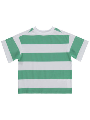 Civil Boys Basic Çizgili 2-5 Yaş Tişört - Yeşil