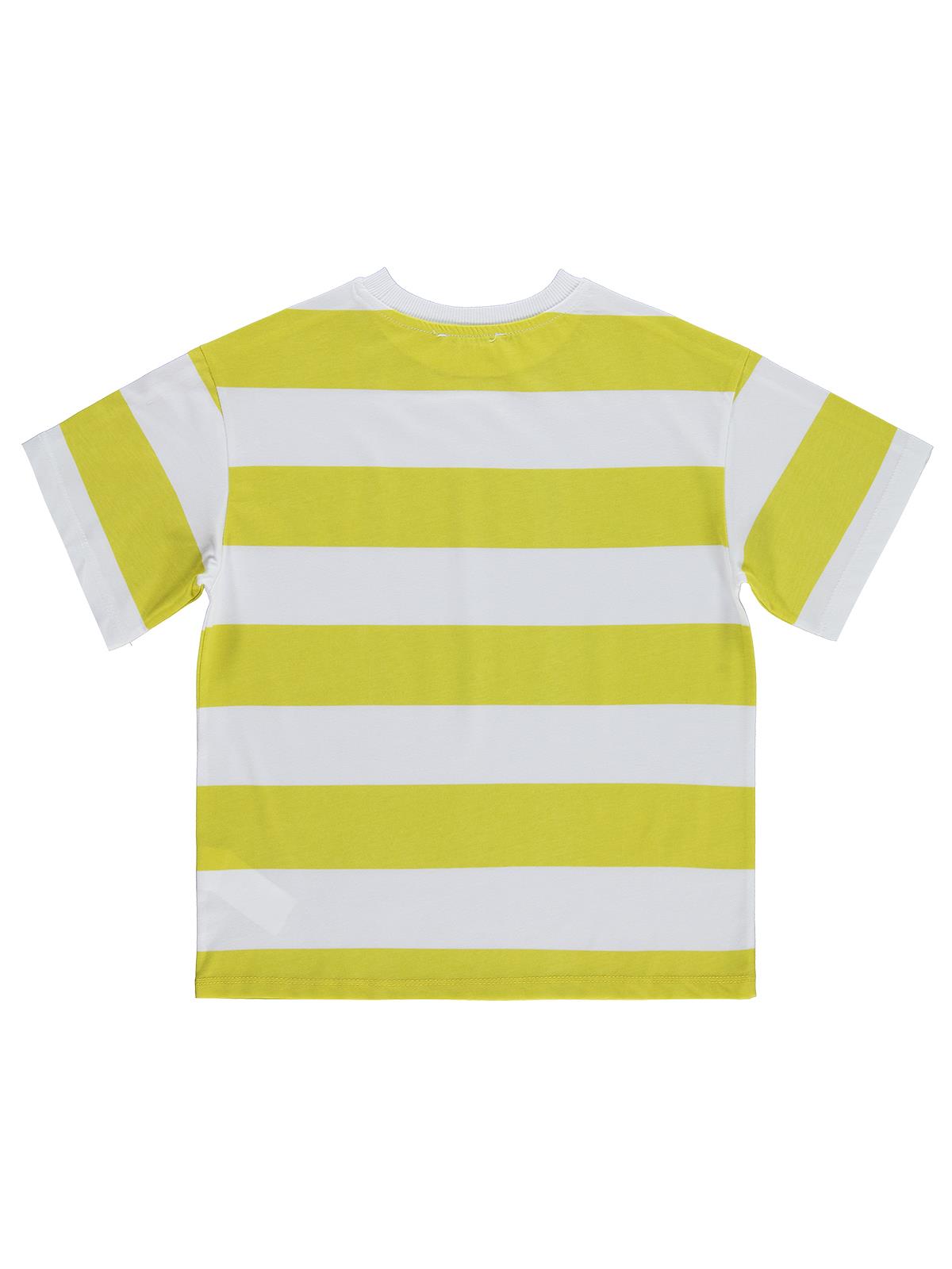 Civil Boys Basic Çizgili 6-9 Yaş Tişört - Sarı