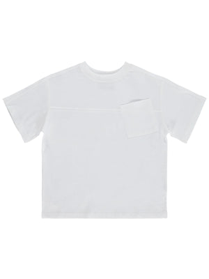 Civil Boys Basic Flamlı 10-13 Yaş Tişört - Kırık Beyaz