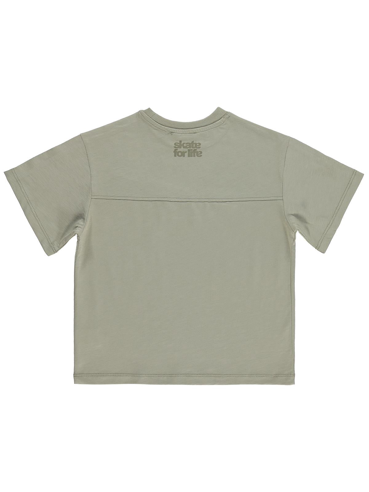 Civil Boys Basic Flamlı 10-13 Yaş Tişört - Gri