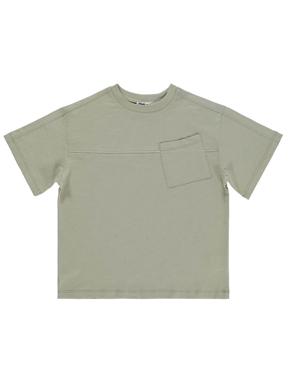 Civil Boys Basic Flamlı 10-13 Yaş Tişört - Gri