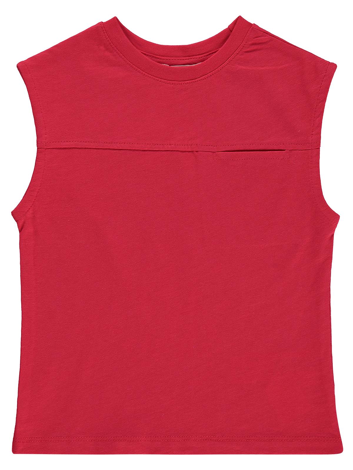 Civil Boys Basic Sıfır Kol 2-5 Yaş Tişört - Kırmızı